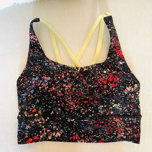 Lululemon floral sports bra